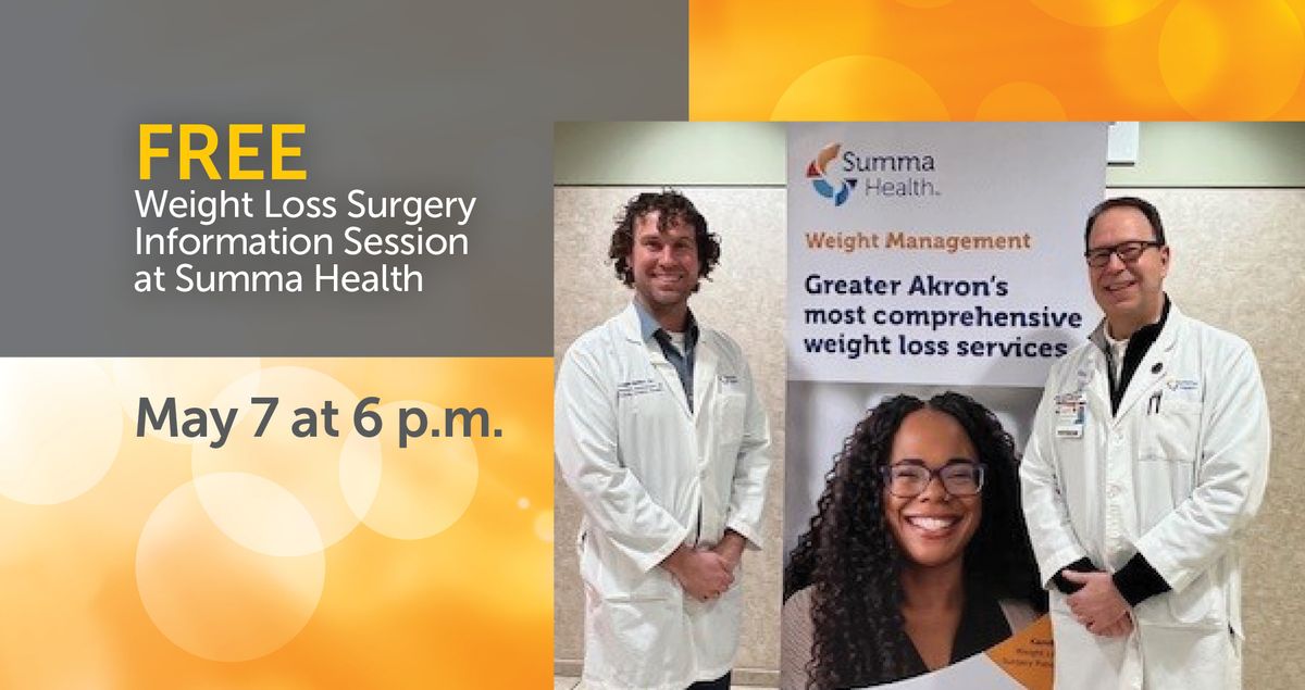 Weight Loss Surgery Information Session