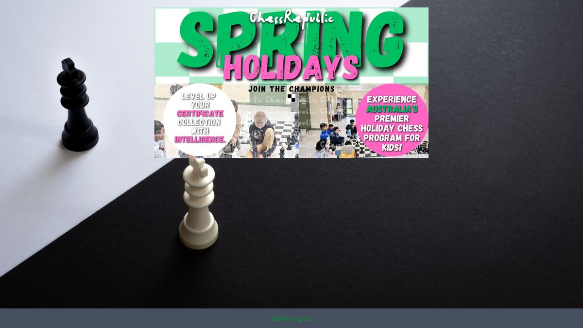 Chess Republic - Spring Holiday Day Camp