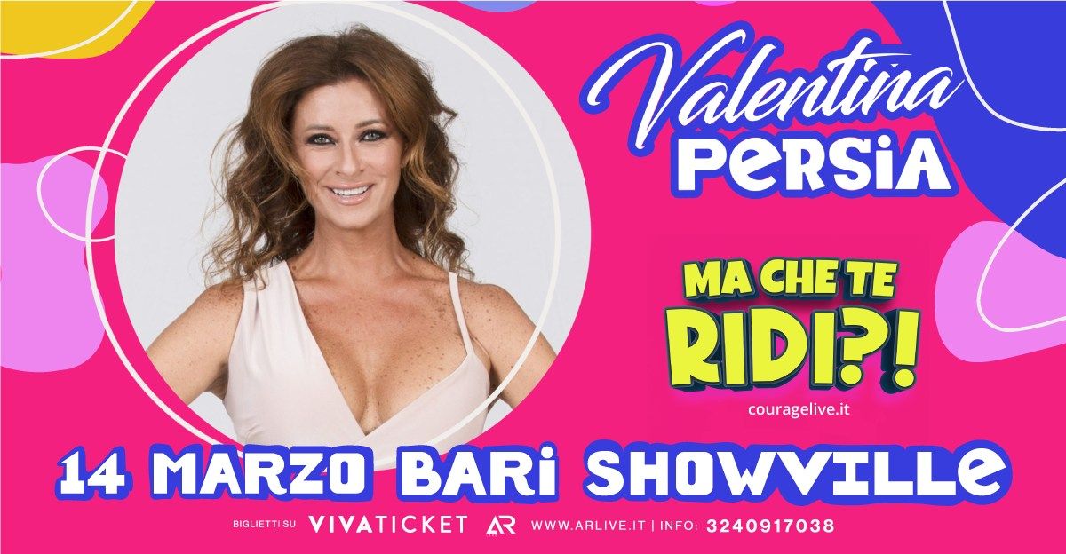 Valentina Persia Bari Showville Uci Cinema 14 marzo 2025