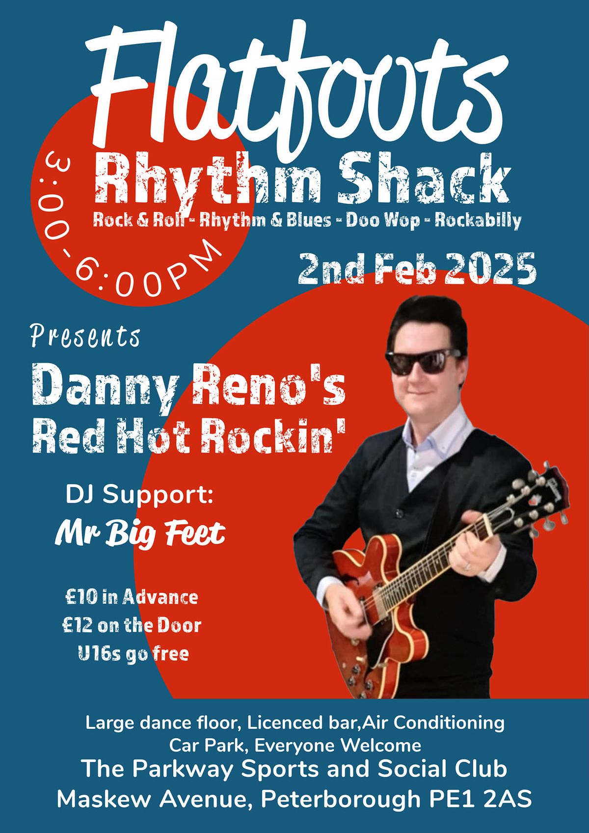 Flatfoots Rhythm Shack - Danny Reno's Red Hot Rockin + Mr Big Feet