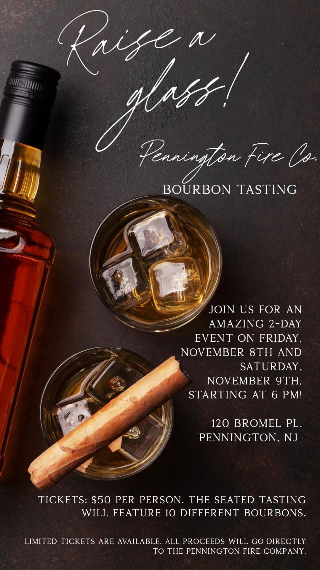 Pennington Fire Company Bourbon Tasting 