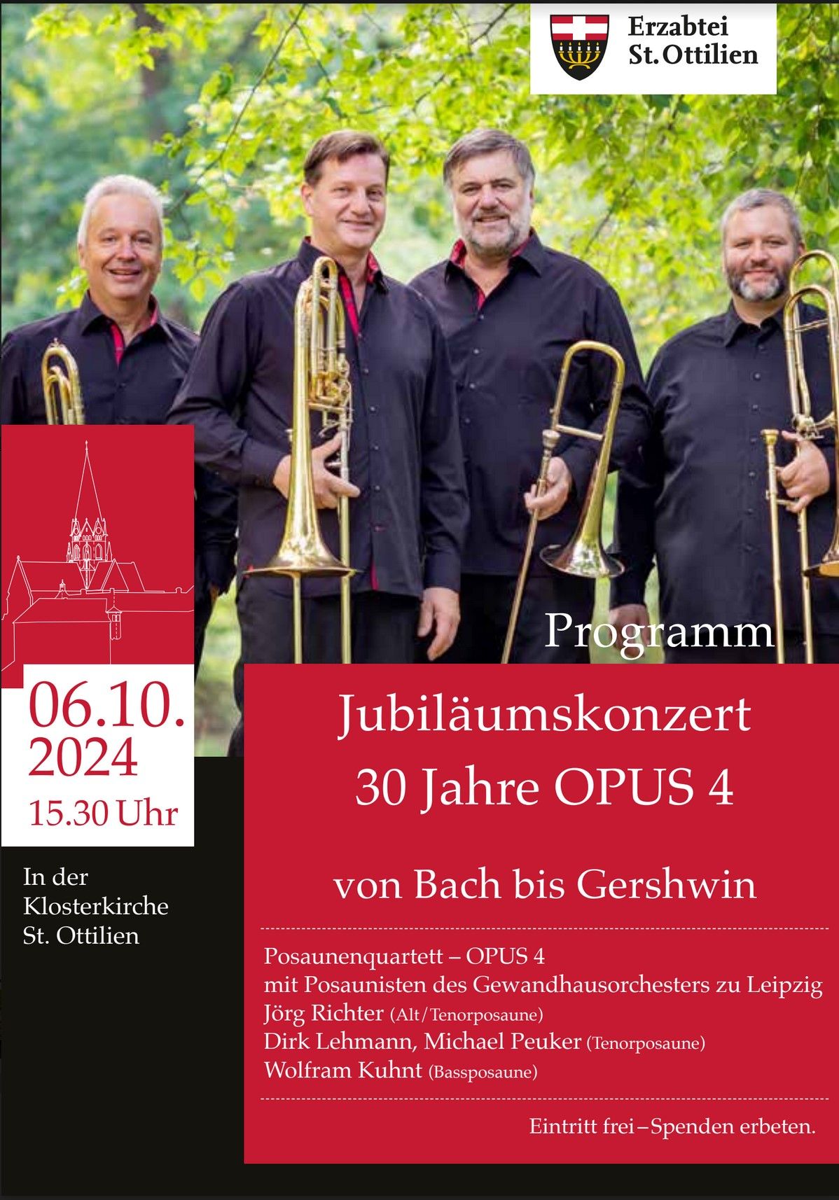 Jubil\u00e4umskonzert 30 Jahre OPUS 4 von Bach bis Gershwin