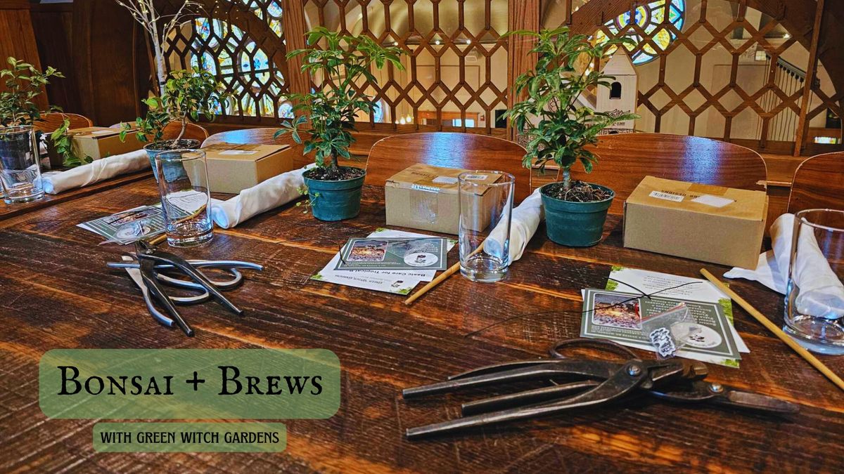 Bonsai + Brews at Third Nature Brewing