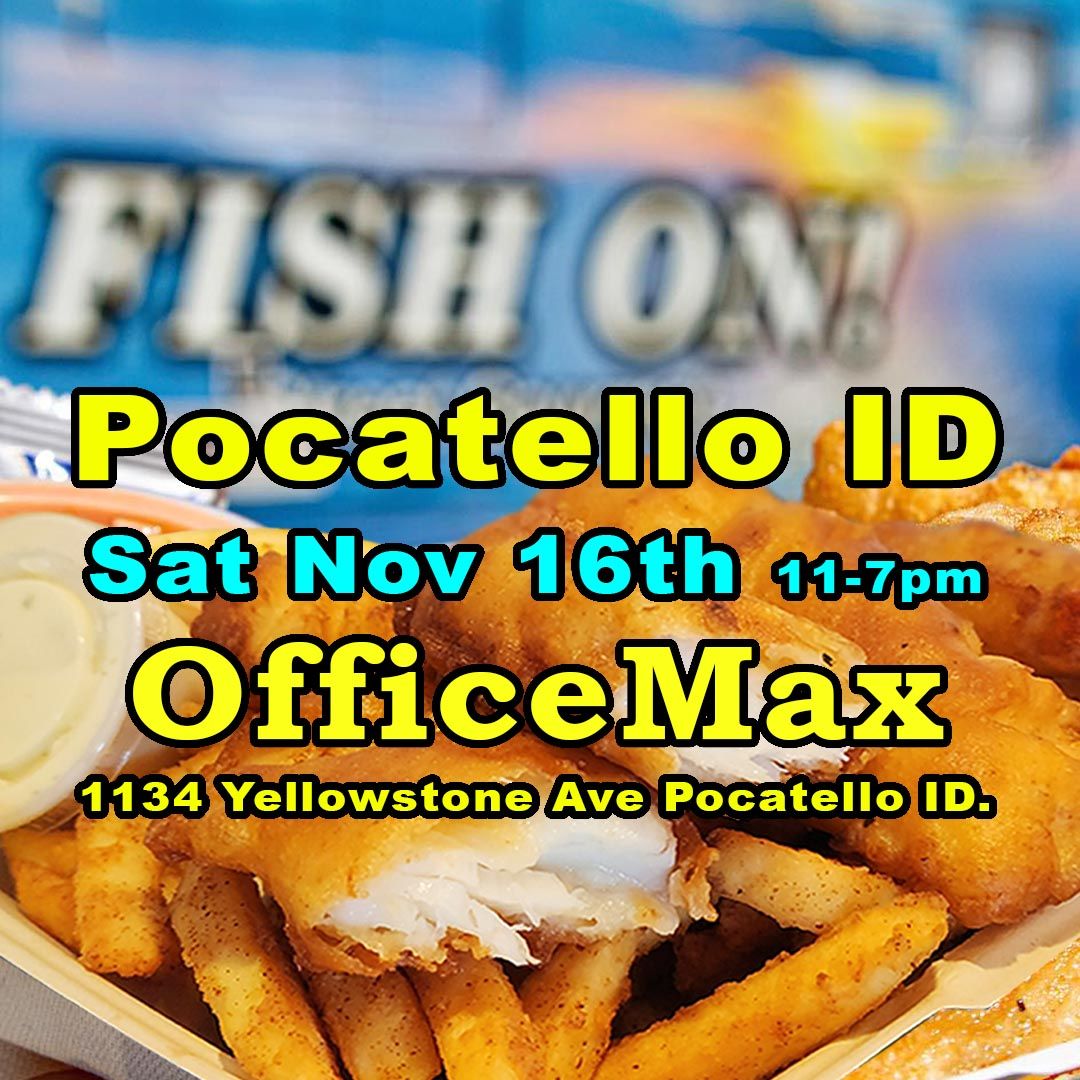 Pocatello ID. Sat Nov\/16 we're at OfficeMax 11-7pm