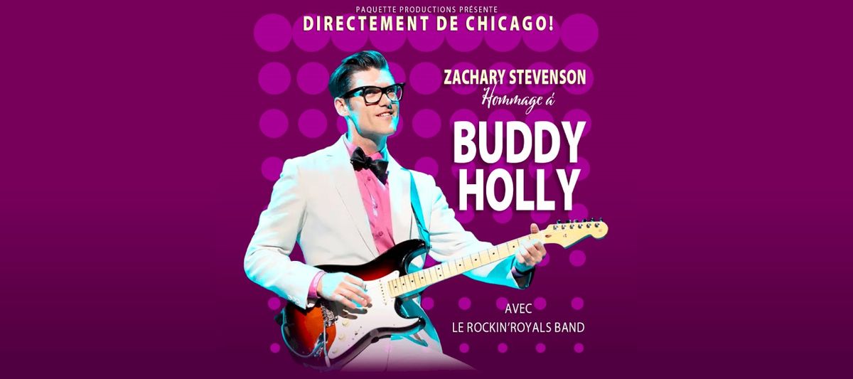 Hommage a Buddy Holly avec Zachary Stevenson