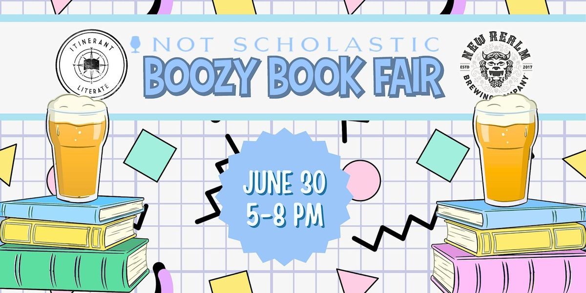 The Not Scholastic Boozy Book Fair