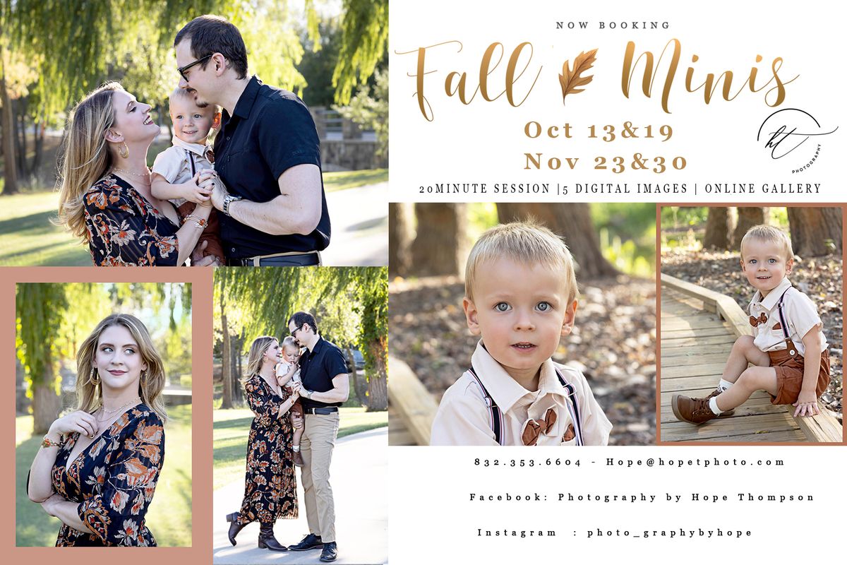 Fall Mini Sessions