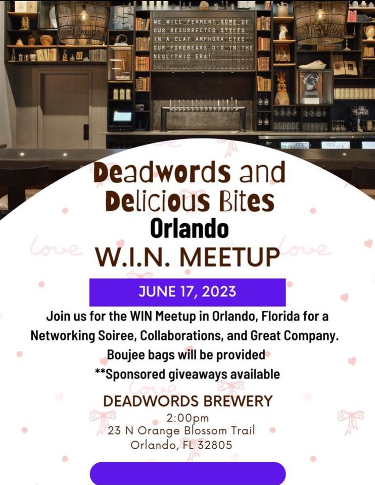 Deadwords & Delicious Bites Orlando
