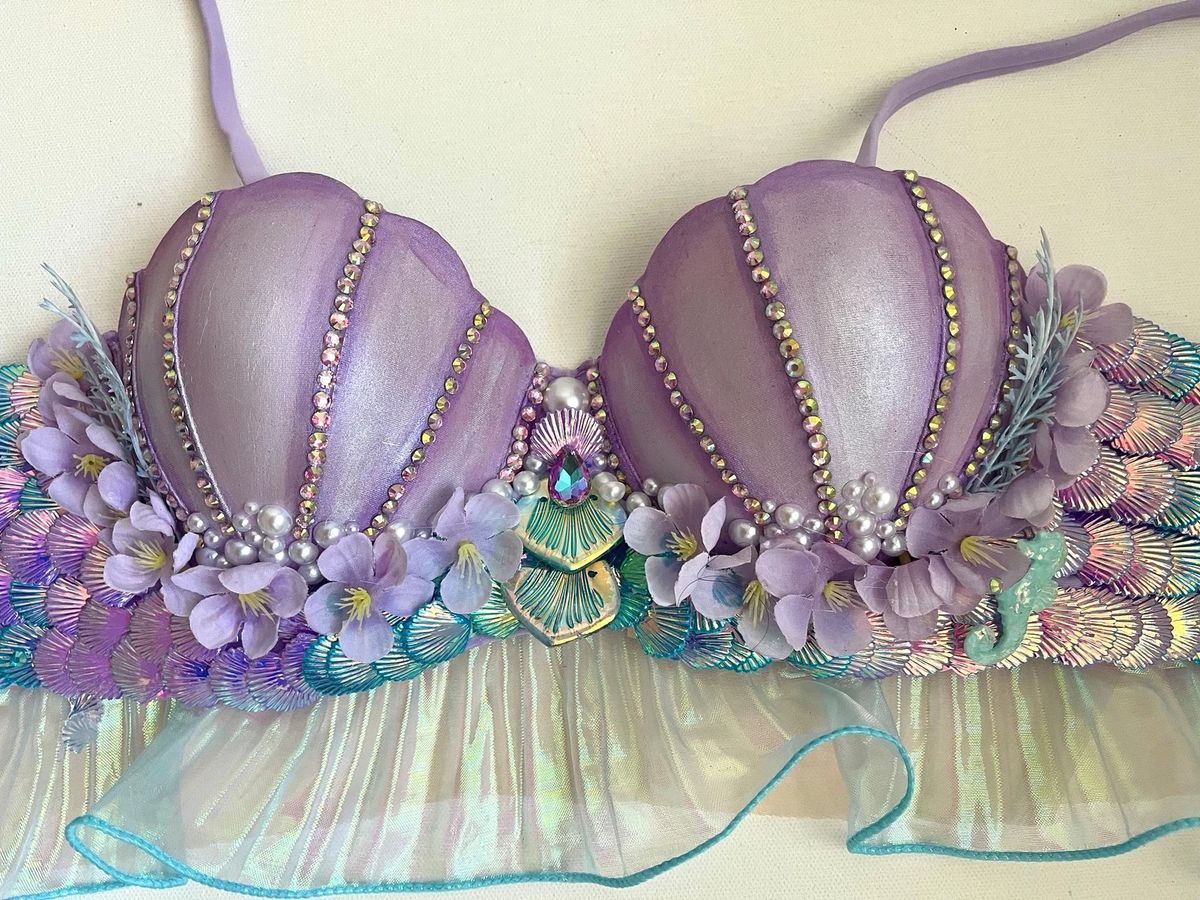 Mardi Gras Bra Bedazzle