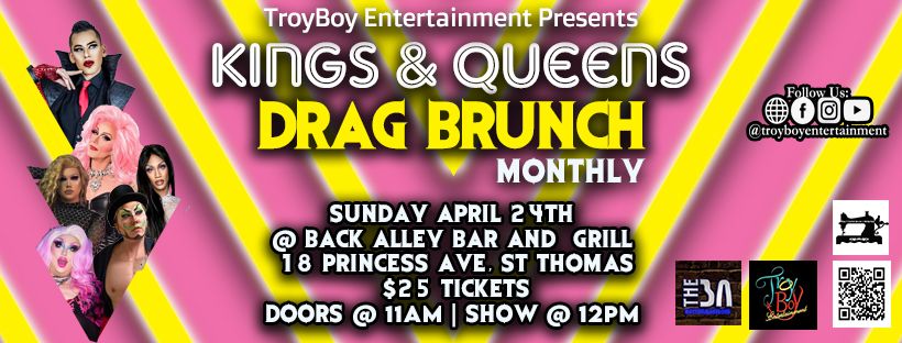 Kings & Queens *MONTHLY* Drag Brunch - April 24th