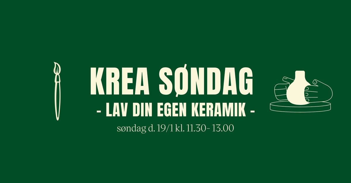 Krea s\u00f8ndag \/ Lav din egen keramik