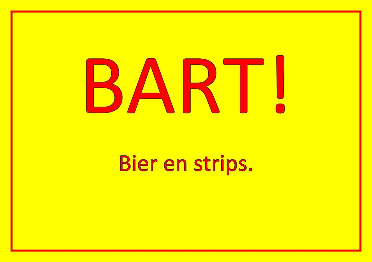 Bart-Bierenstrips OPENING 