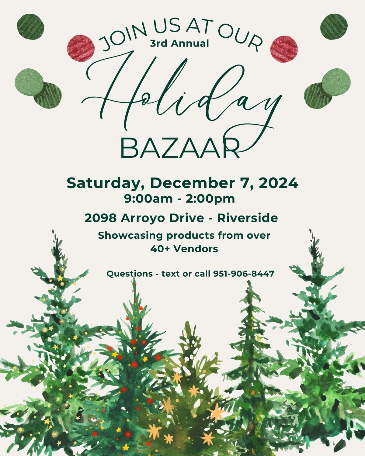 HOLIDAY BAZAAR