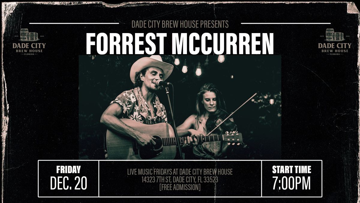 Live Music: Forrest McCurren