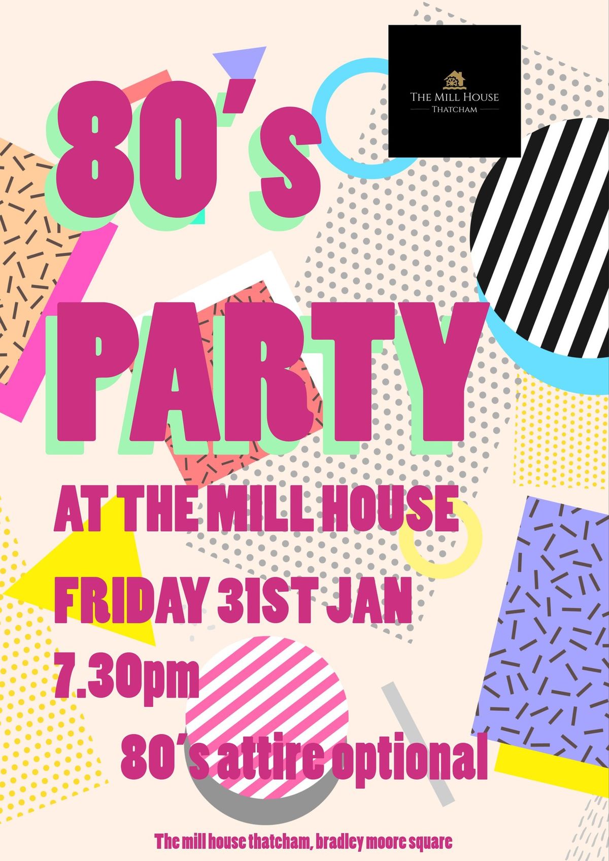 80's party at The Mill House