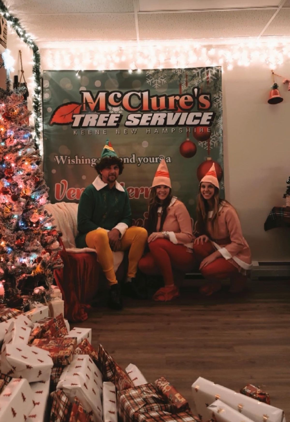 Santa's Visit to McClures Tree Service