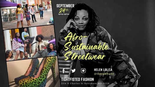 Sidewalk Fashion Show at Tightfisted Fashion