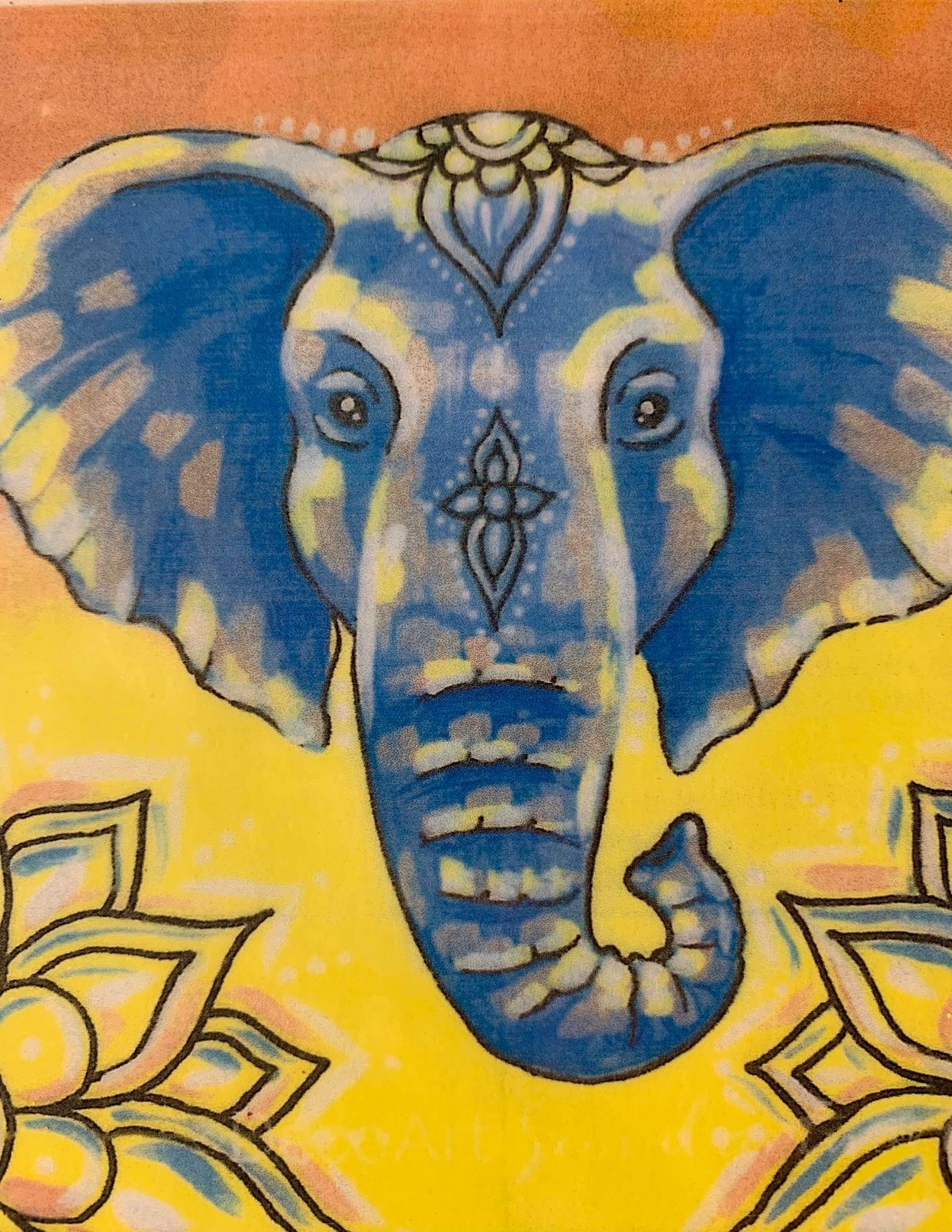 Regal Elephant Painting