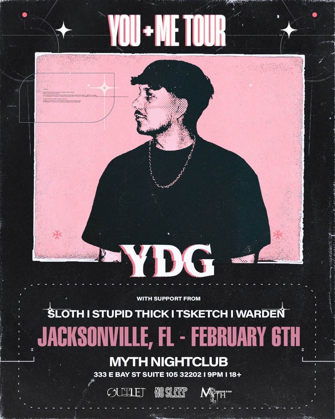 YDG @ MYTH NIGHTCLUB - JACKSONVILLE, FL