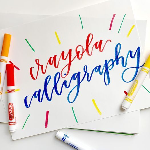 Crayola Calligraphy