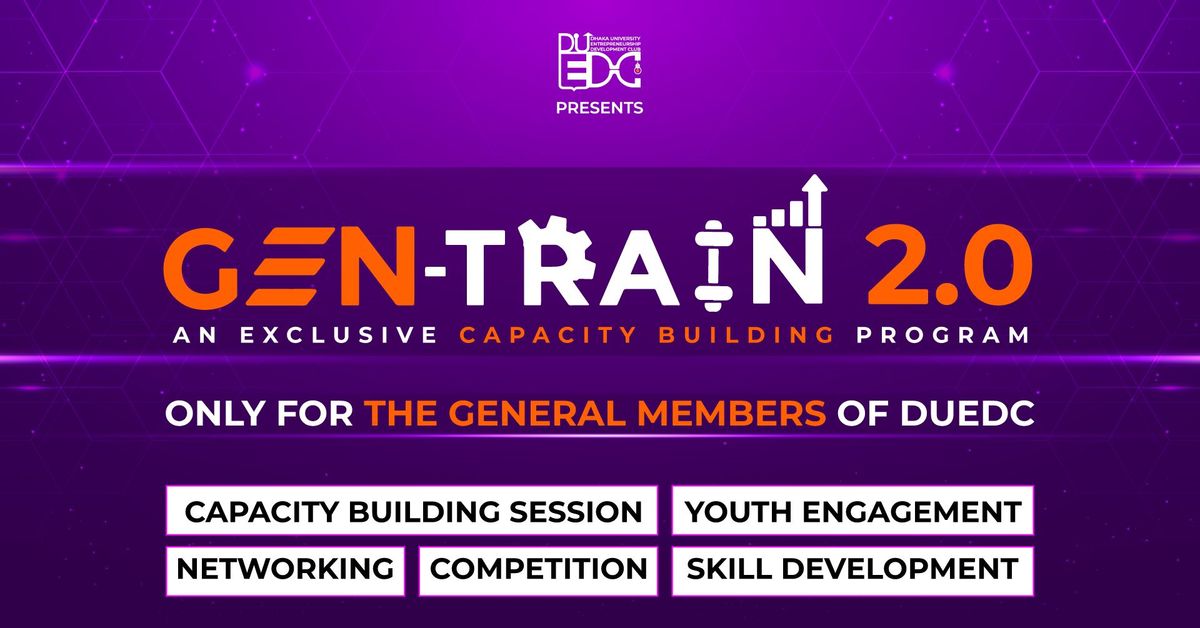 GEN-TRAIN 2.0: An Exclusive Capacity Building Program