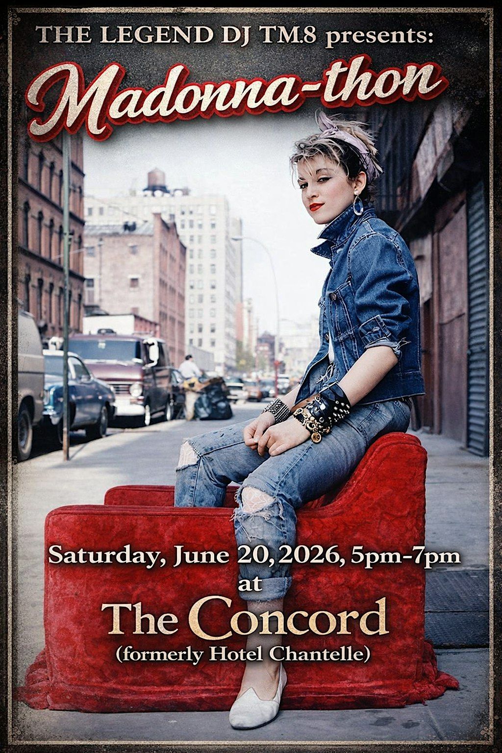 Back to the 80s with DJ TM.8 presents: MADONNA-thon, Pride 2026