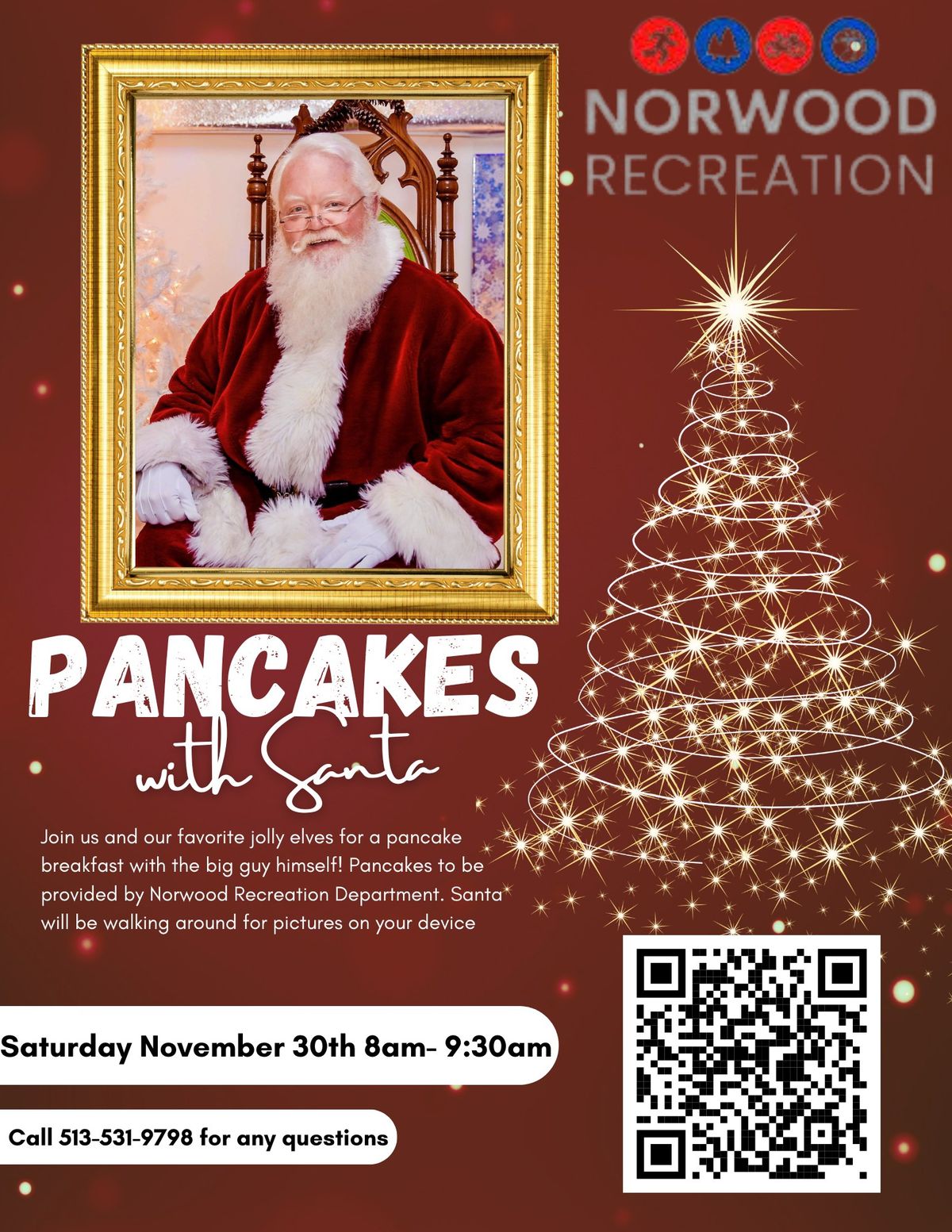 Pancakes with Santa