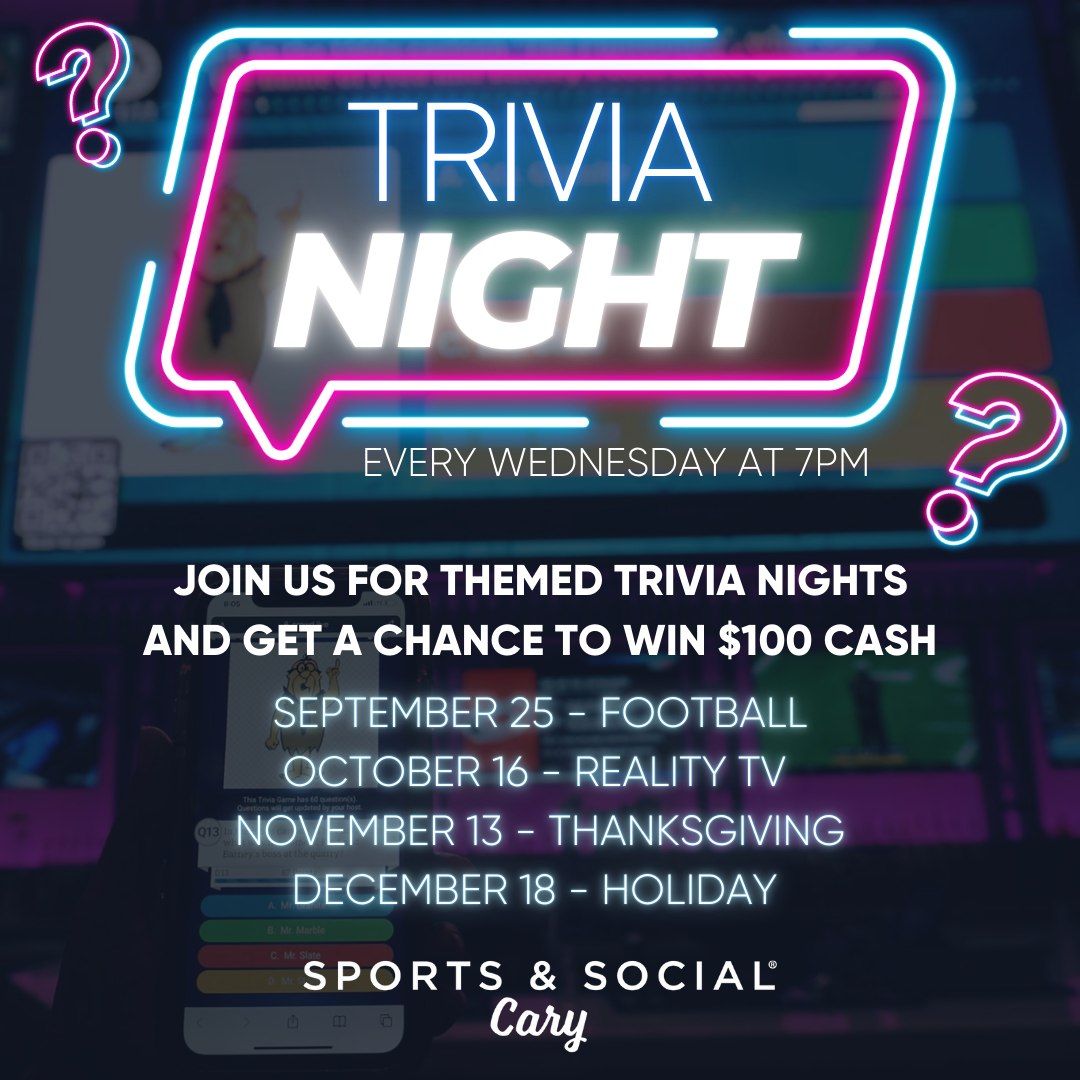 Trivia Night: Reality TV \ud83d\udcfa 