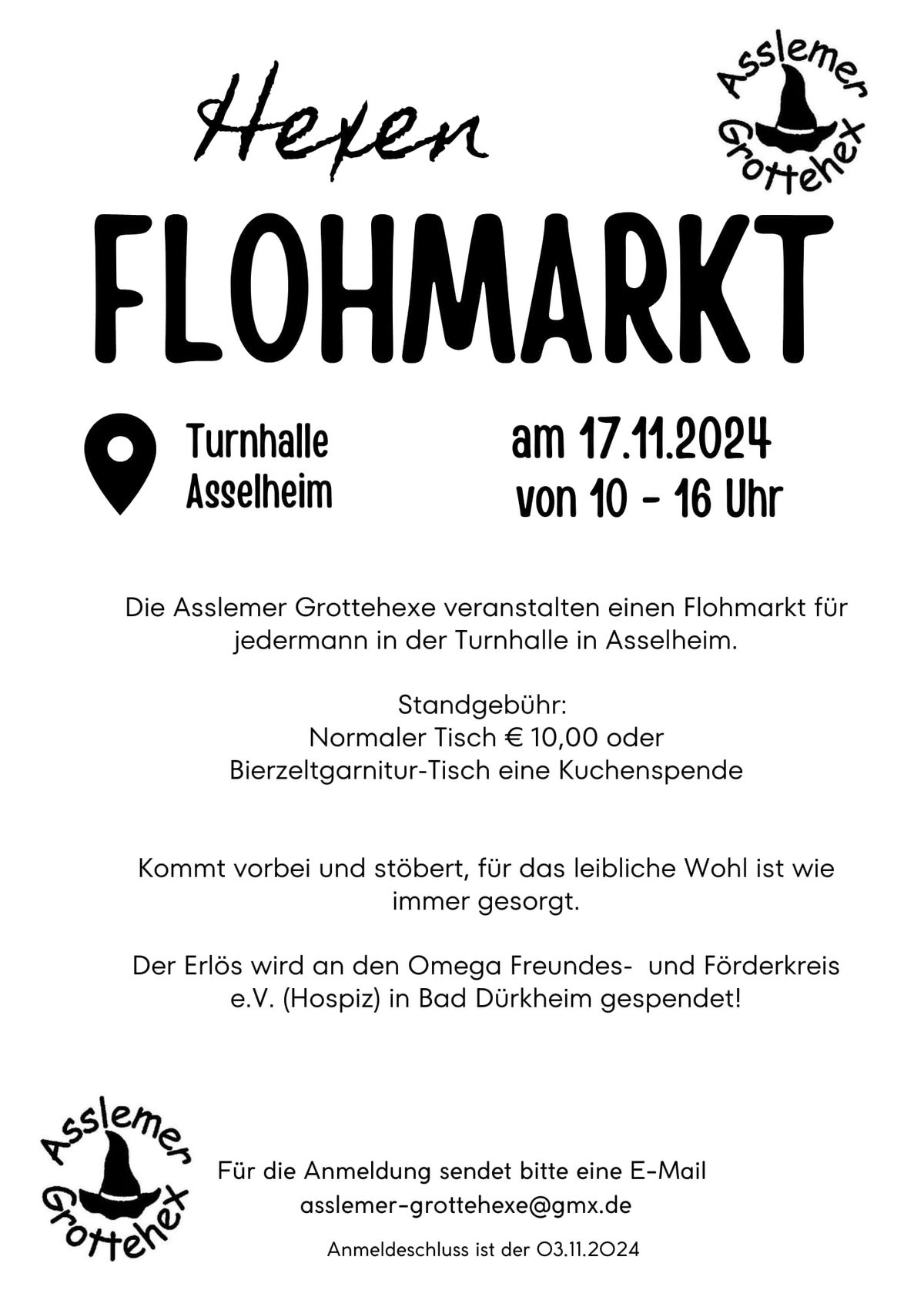 Hexen Flohmarkt f\u00fcr jedermann