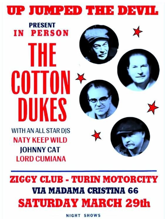 Up Jumped The Devil - Live Set: The Cotton Dukes (Psycho Blues Band Turin) @ Ziggy Club - 29.03.2025