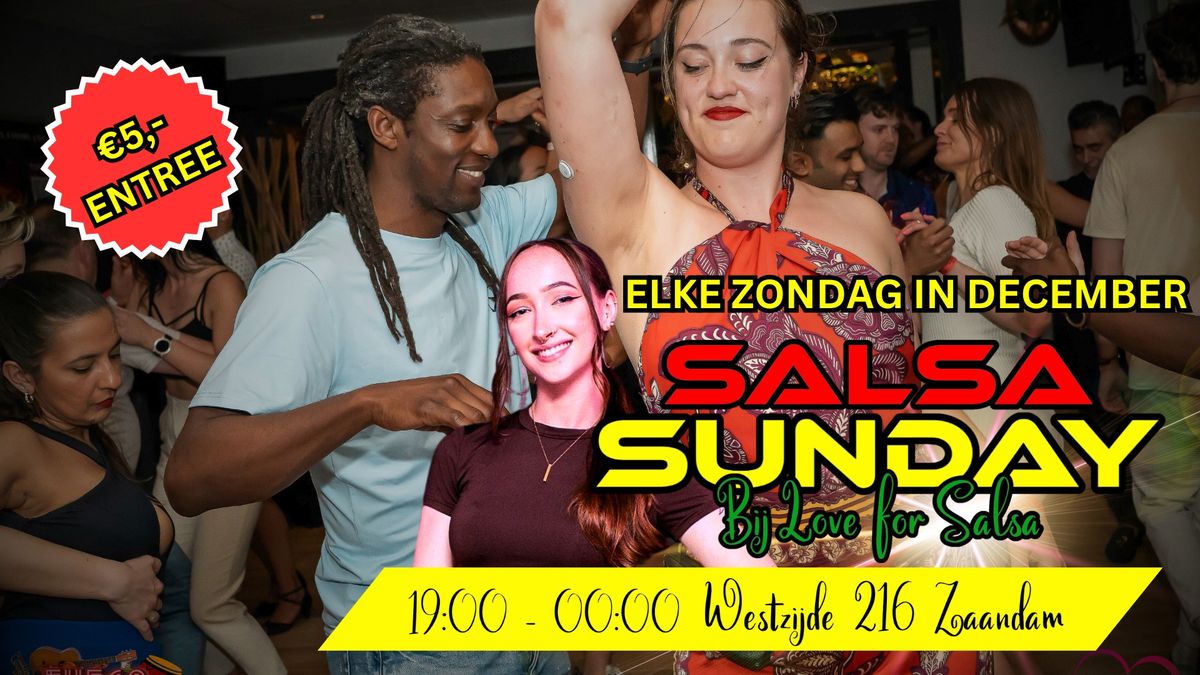 \ud83c\udf89 Salsa Sunday bij Love For Salsa! \ud83c\udf89 Met Gratis Welkomstdrankje