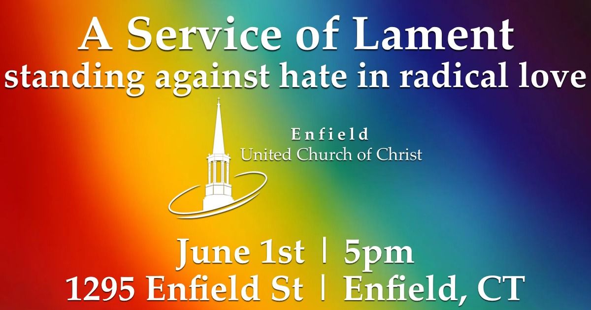 A Service of Lament: standing against hate in radical love