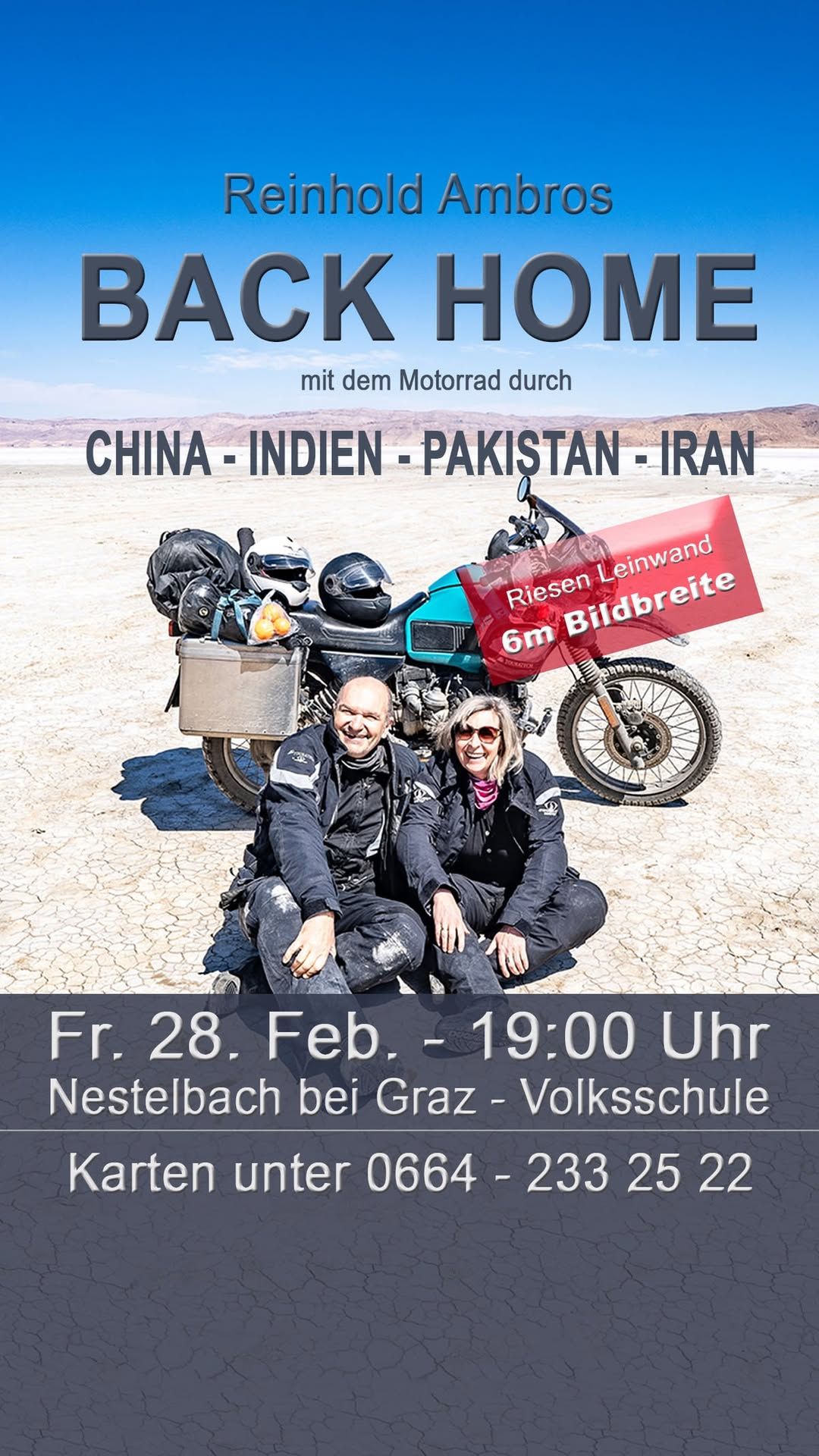 Back home - Mit dem Motorrad durch CHINA - INDIEN - PAKISTAN - IRAN