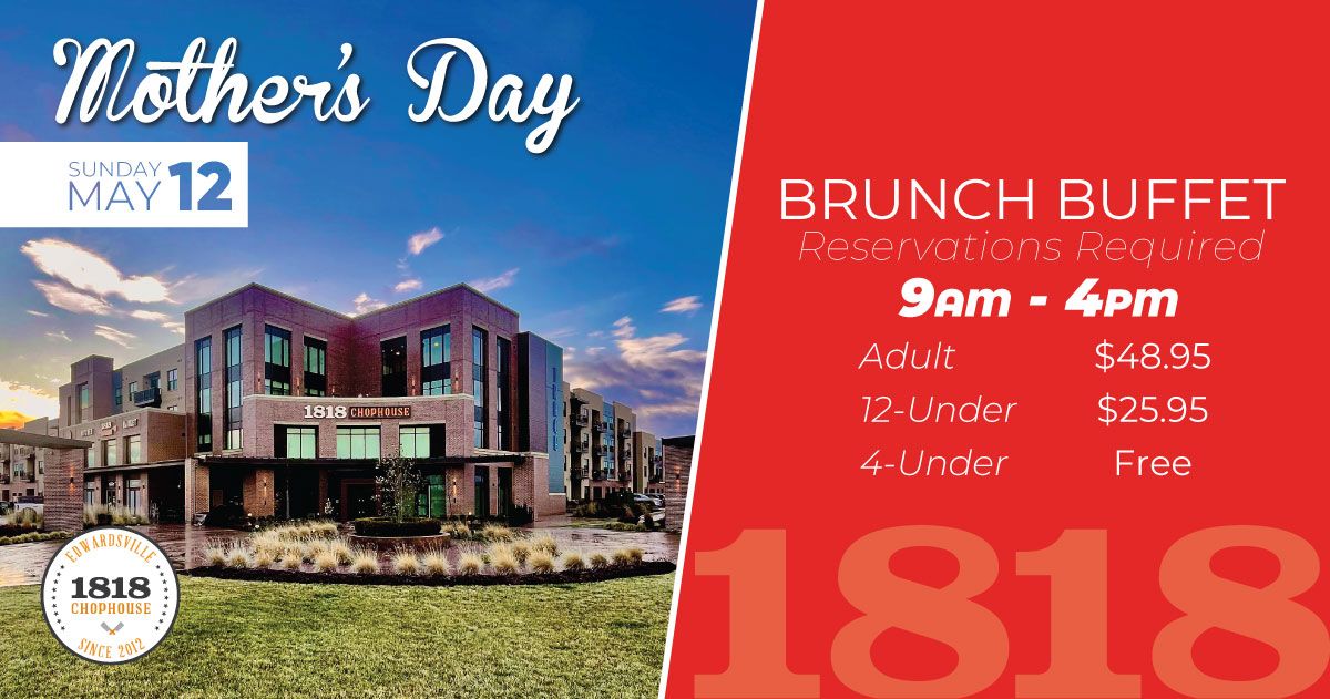 **BOOKED!** Mother's Day Buffet Brunch @ 1818 Chophouse