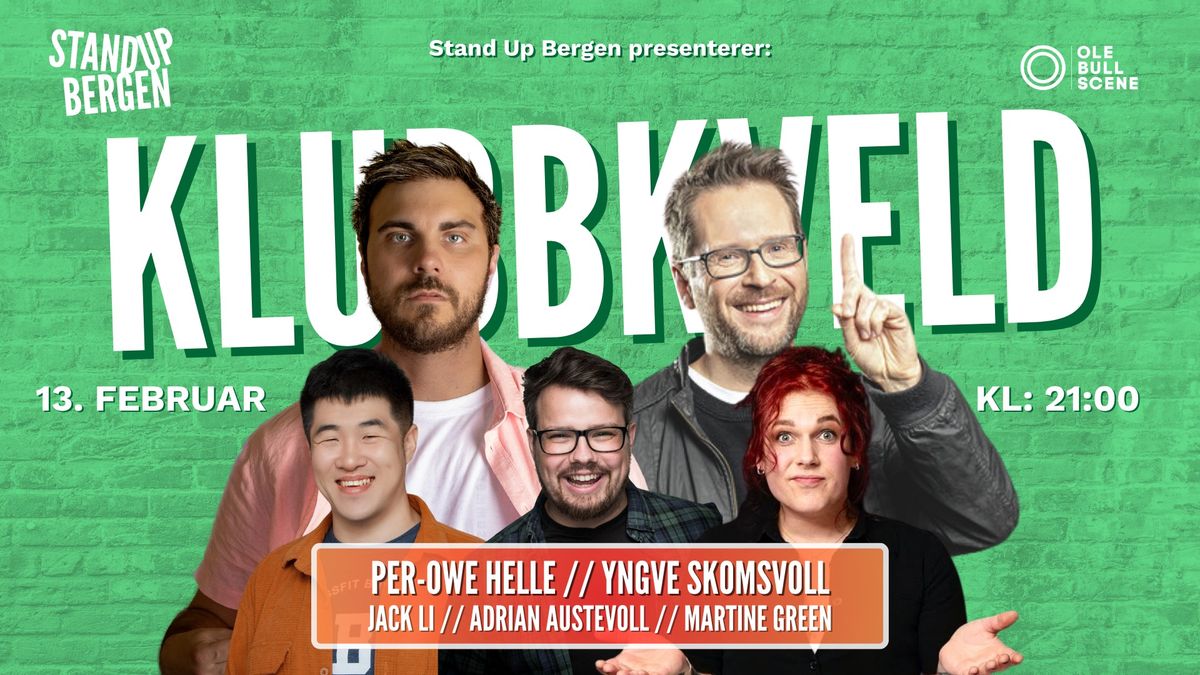 KLUBBKVELD MED STAND UP BERGEN