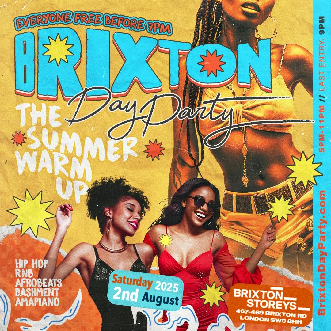 BRIXTON DAY PARTY - FREE Summer Closing Rooftop Day Party