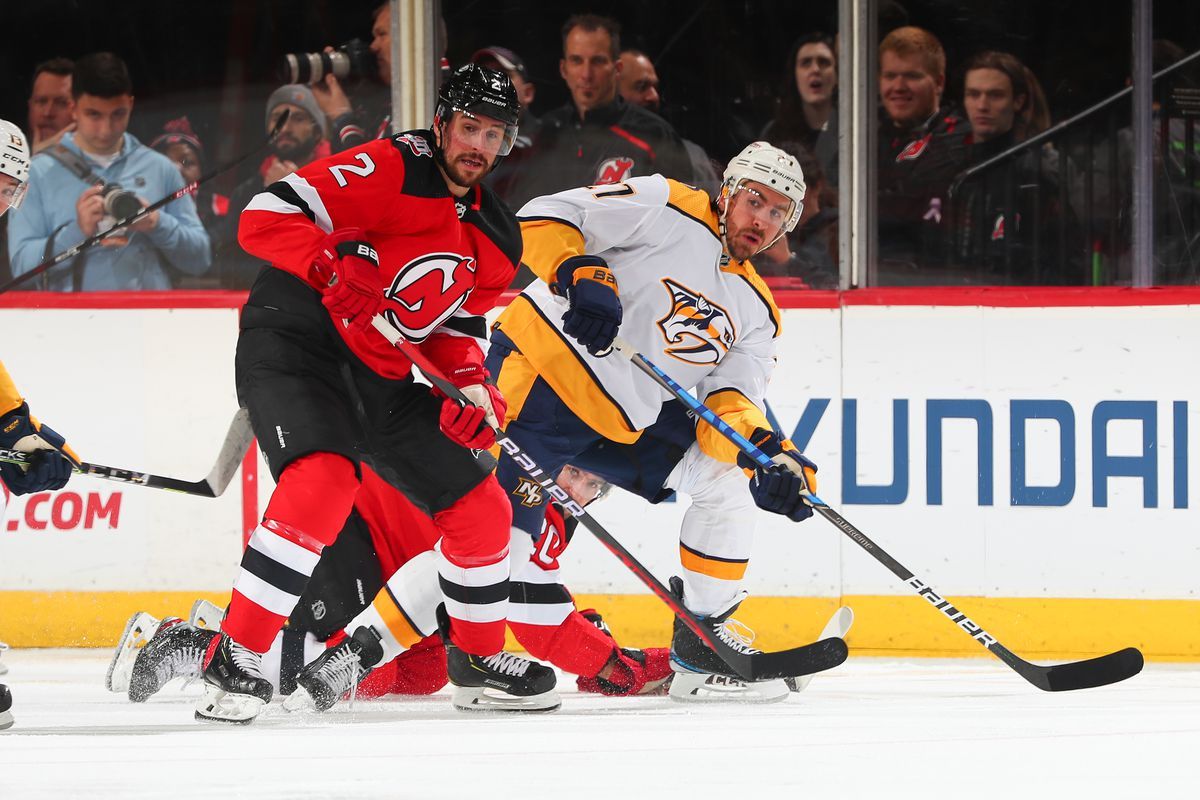 Nashville Predators at New Jersey Devils at Prudential Center