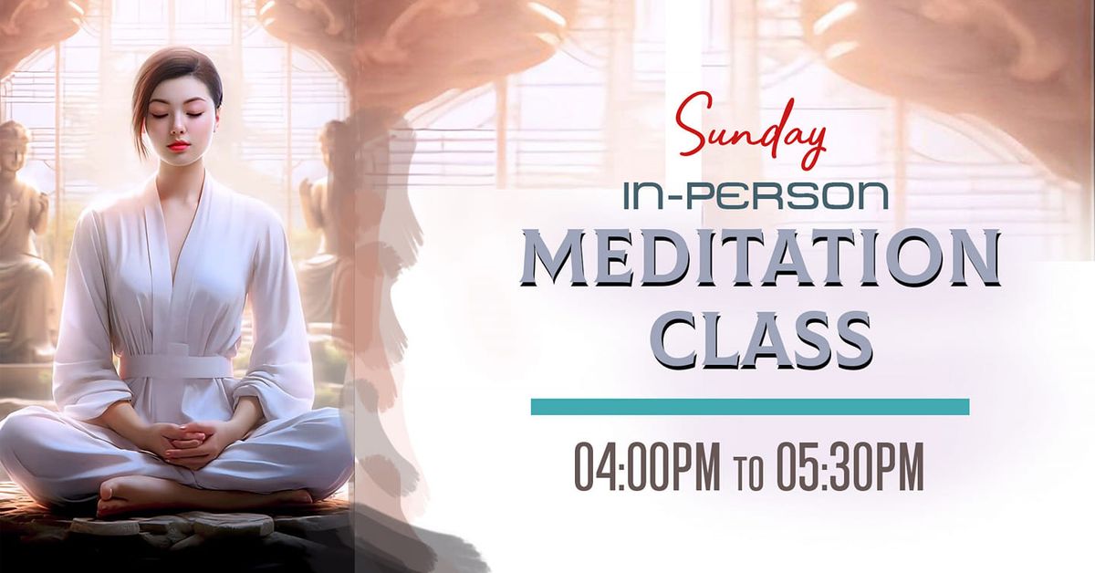 Sunday in-person meditation session