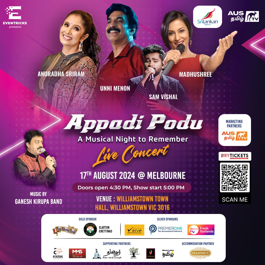 Appadi Podu - Live Concert - Melbourne