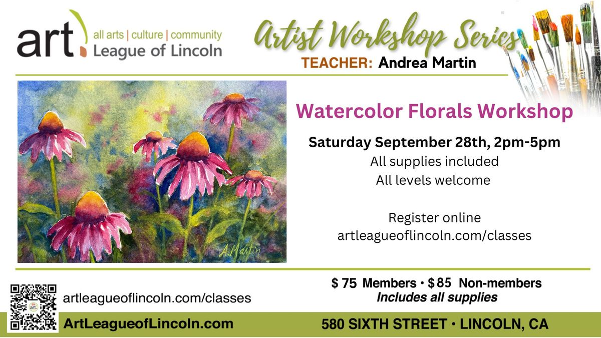 Watercolor Floral Painting class