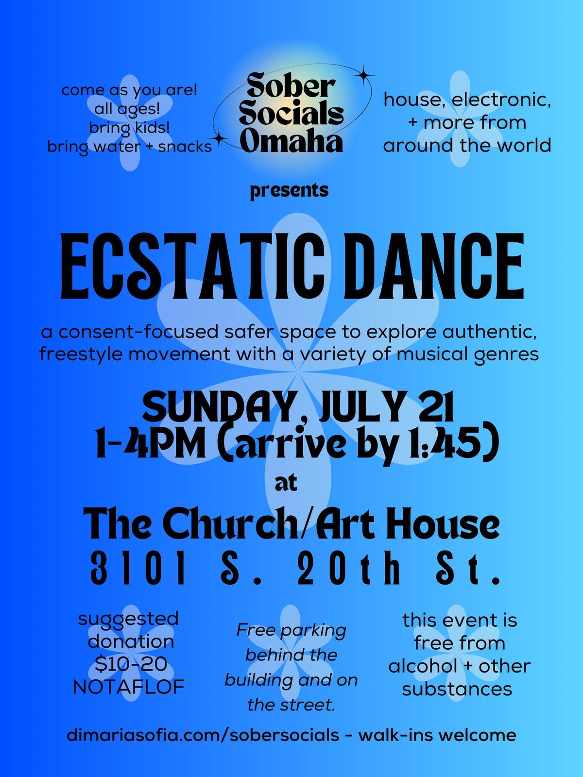 Sober Socials Ecstatic Dance July 21