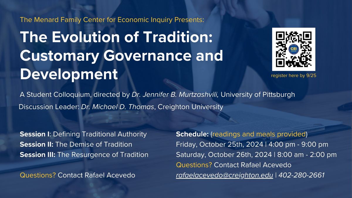 A Student Colloquium: The Evolution of Customary Governance and Development