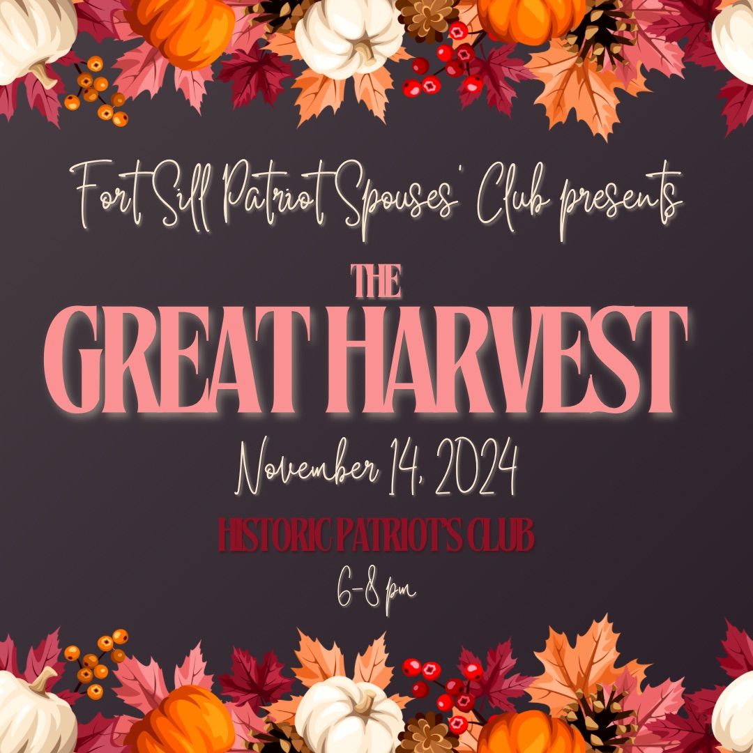 2024 November Dinner: The Great Harvest