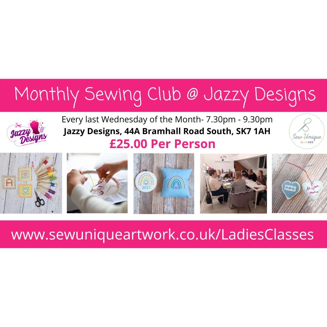 Ladies Monthly Sewing Class