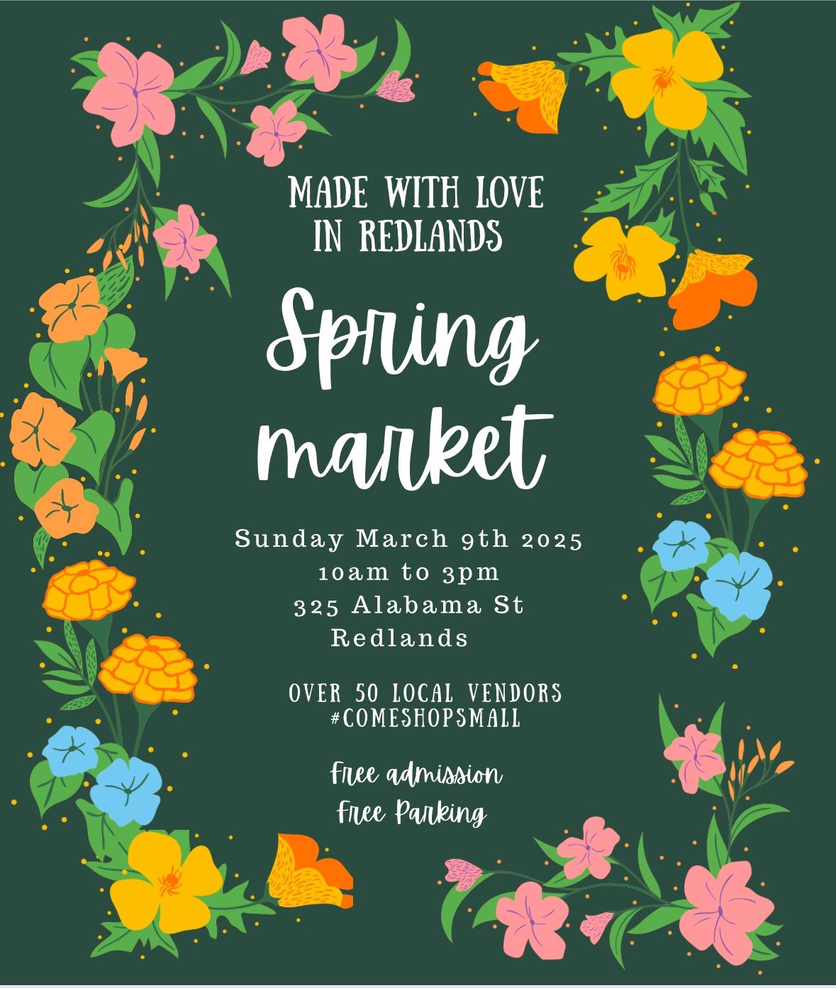 Made With Love In Redlands Spring Market 