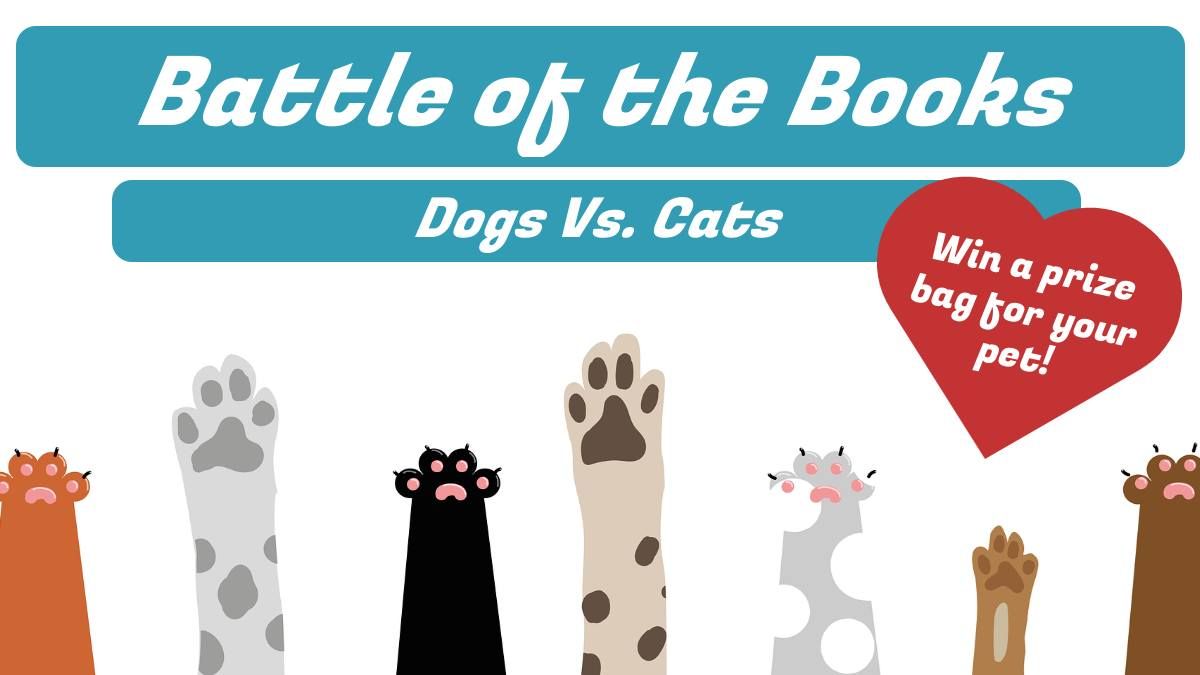 Battle of the Books: Dogs vs. Cats