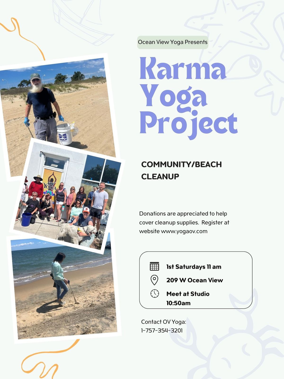 Karma Yoga Project Beach Clean-Up