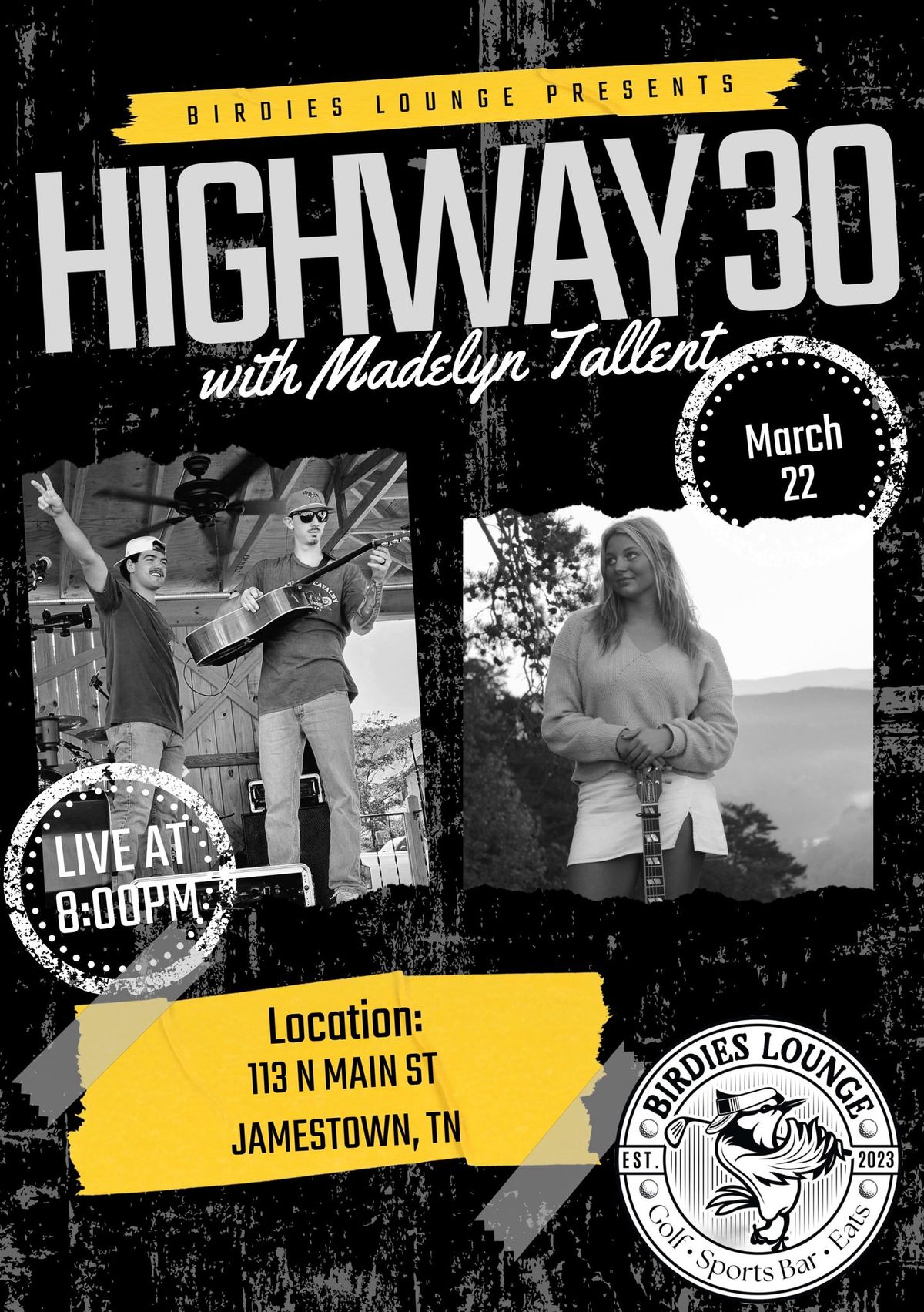 Birdies Lounge with Highway 30