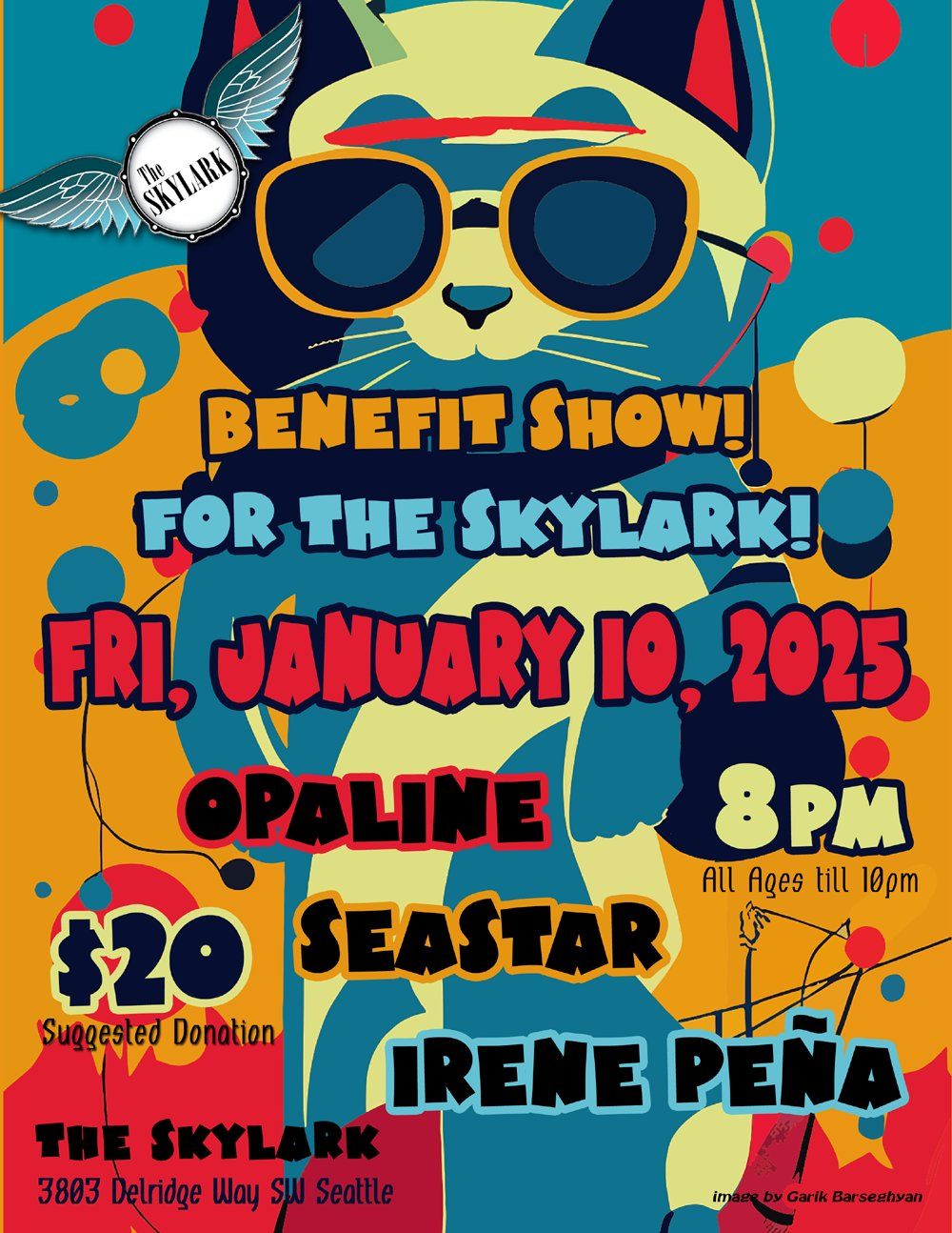 Benefit Show for the Skylark! Opaline, SeaStar and Irene Pe\u00f1a