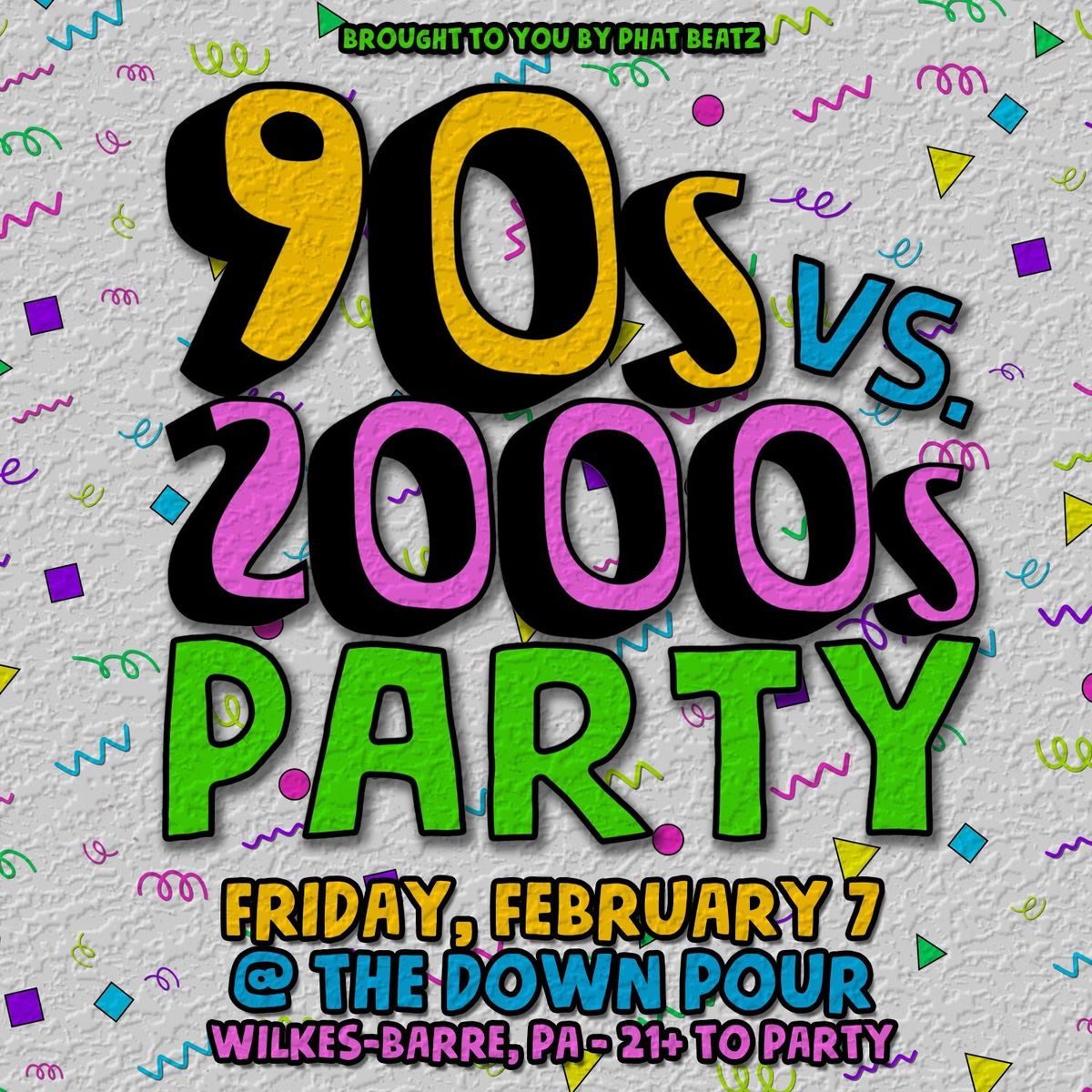 90s vs 2000s Party at The Down Pour